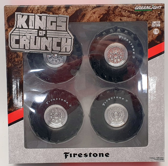 Greenlight 1/18 Scale Tyres 13546 - Monster Truck Wheel & Tyre Set