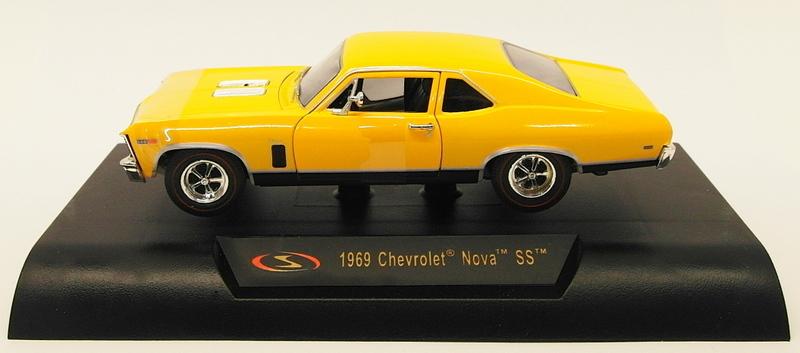 Signature Models 1/32 Scale Truck 32436 - 1969 Chevrolet Nova SS - Yellow