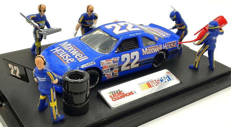 Racing Champions 1/24 Scale RCPS04 - Ford NASCAR #22 Blue Pit Stop Display