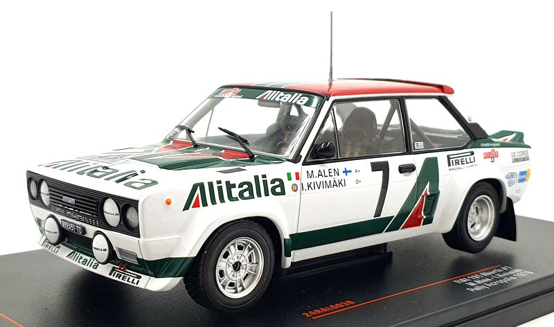 Ixo 1/24 Scale 24RAL003B - Fiat 131 Abarth #7 Rally Acropolis 1978 M.Alen