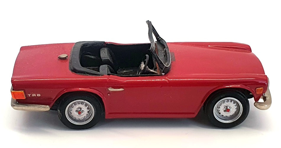 Unknown Brand 1/43 Scale UN04R - 1975 Triumph TR6 - Red