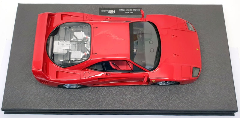 Top Marques 1/12 Scale Model Car TM12-17A - 1987 Ferrari F40 - Red