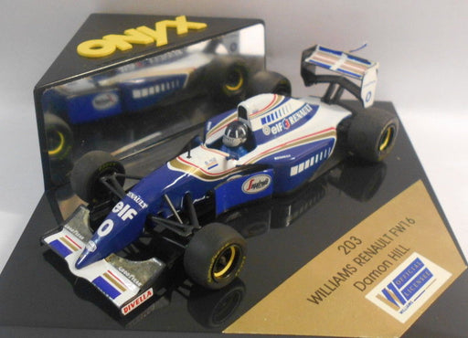 Onyx 1/43 Scale - 203 WILLIAMS RENAULT FW16 DAMON HILL