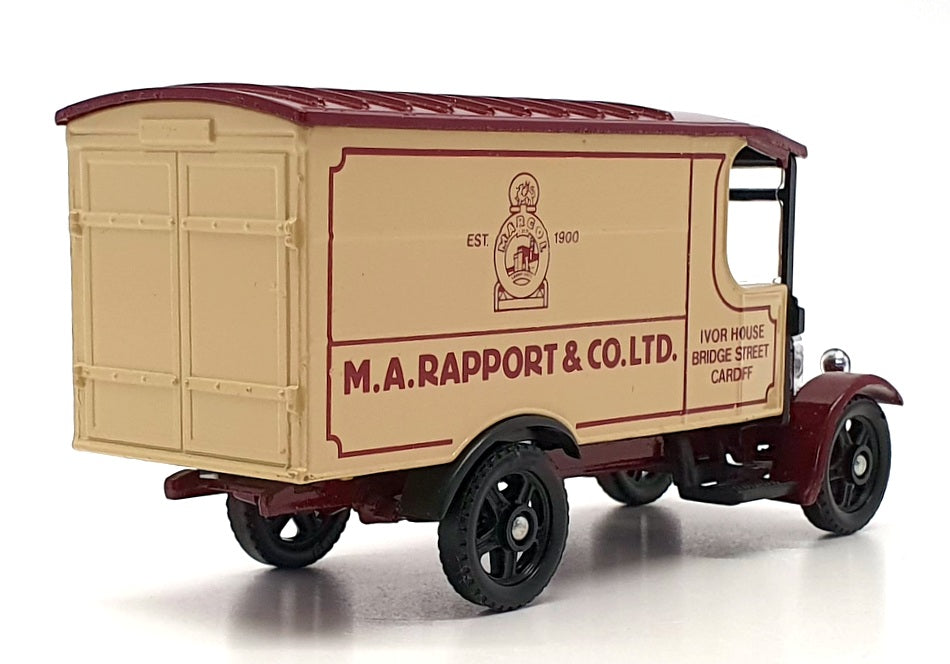 Corgi 13cm Long Diecast C853 - Thornycroft Van Rapport & Co - Beige/Maroon