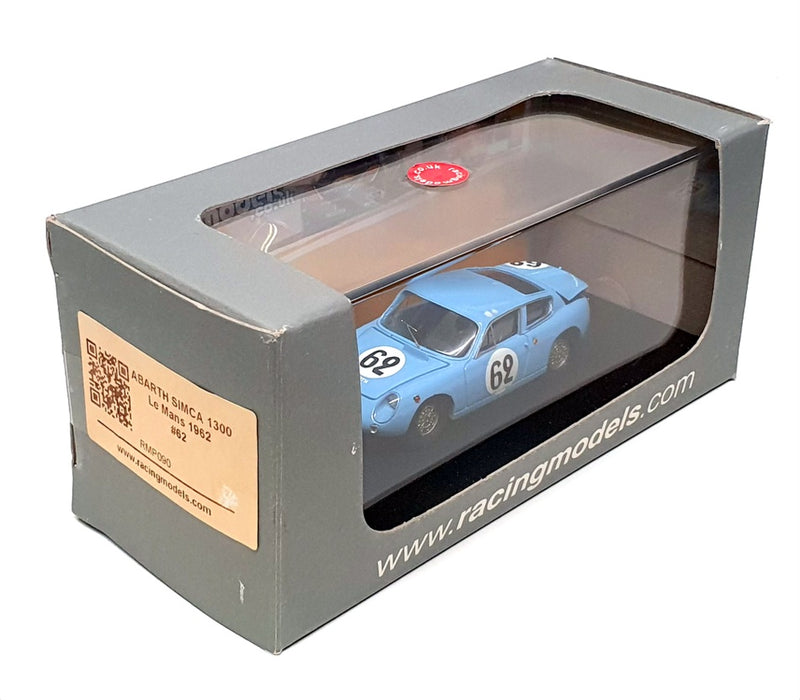 Racing Models 1/43 Scale RMP090 - Abarth Simca 1300 #62 Le Mans 1962