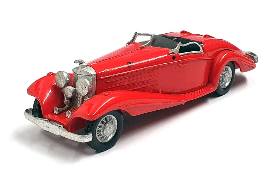 Western Models 1/43 Scale WMS1 - 1938 Mercedes Benz Type 540K - Red Open