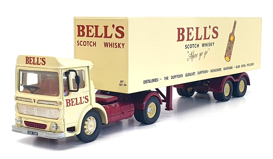 Corgi 1/50 Scale 21303 - AEC Ergomatic With Box Trailer - Bell's Scotch Whiskey