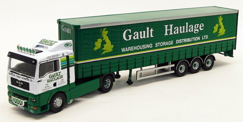 Corgi 1/50 Scale Model Truck CC13428 - MAN TGA Curtainside - Gault Haulage