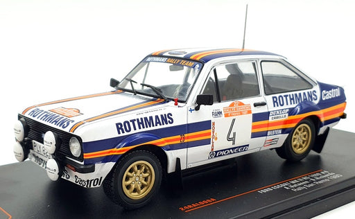 Ixo 1/24 Scale 24RAL008A - Ford Escort MK II RS1800 #4 San Remo 1980 A.Vatanen