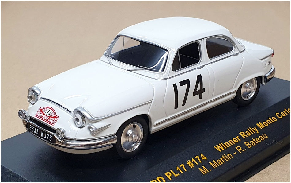 Ixo 1/43 Scale RAC082 - Panhard PL17 #174 Winner Rally Monte Carlo 1961