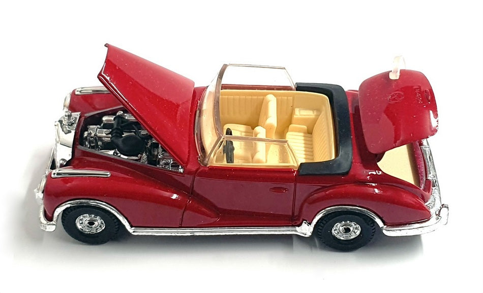 Corgi Appx 13cm Long Diecast C806/1 - 1956 Mercedes Benz 300S - Deep Red