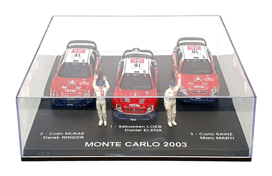 Norev 1/43 Scale AMC 009 482 Citroen Xsara WRC - Triple Winner Monte Carlo 2003