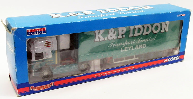 Corgi 1/50 Scale CC11912 - ERF EC Series Step Frame Curtainside - K&P Iddon