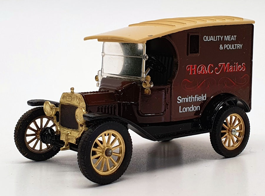 Corgi Appx 9cm Long Diecast C3P09 - 3 Ford Model T Vans - Transport Of The 30s