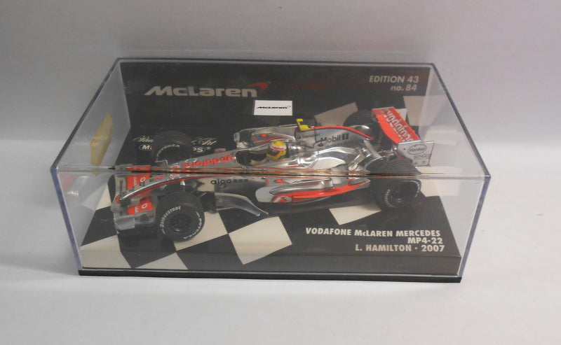 MINICHAMPS F1 1/43 Scale - 530074302 VODAFONE MCLAREN MERCEDES MP4-22 L.HAMILTON