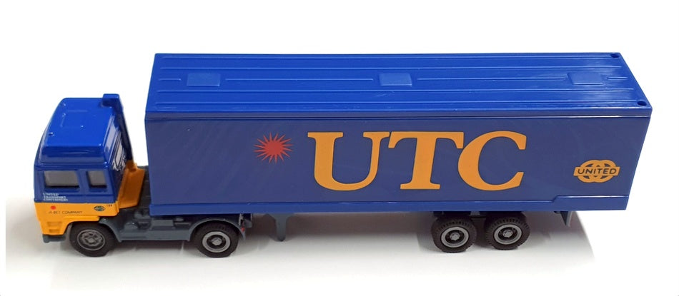 Corgi 1/64 Scale 98102 - Volvo Container Trailer Truck UTC - Blue