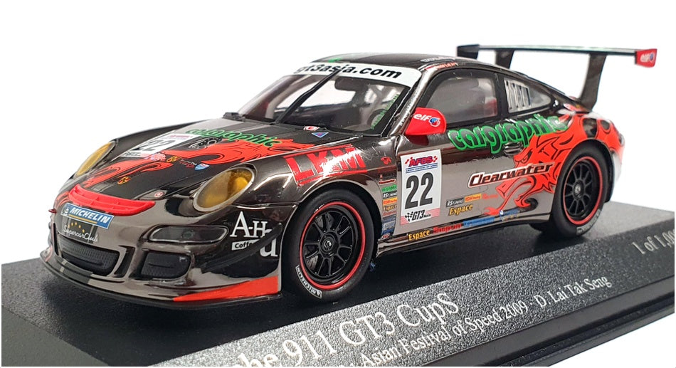 Minichamps 1/43 Scale 400 097922 - Porsche 911 CupS Asian Festival Of Speed 2009