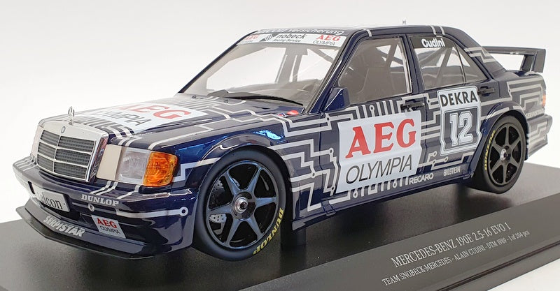 Minichamps 1/18 Scale 155 893612 - Mercedes Benz 190E 2.5 16 EVO1 Alain Cudini