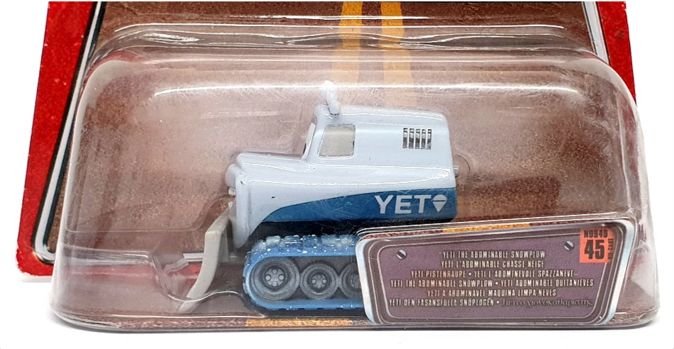 Mattel Disney Pixar Cars N0949 #45 - Yeti The Abominable Snowplow - Pale Blue