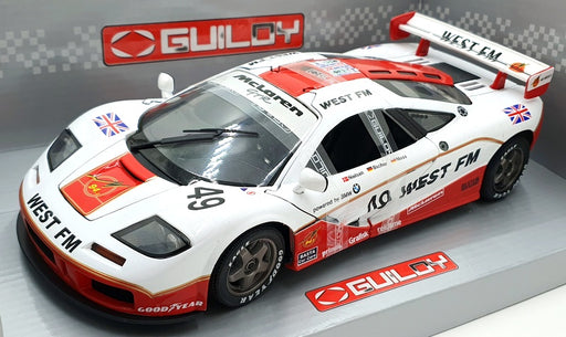 Guiloy 1/18 Scale Diecast 67508 - McLaren F1 GTR West FM Le Mans 1995 #49