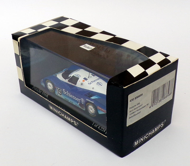 Minichamps 1/43 Scale 430 856699 Porsche 956K Schiesser - 1000Km Hockenheim 1985