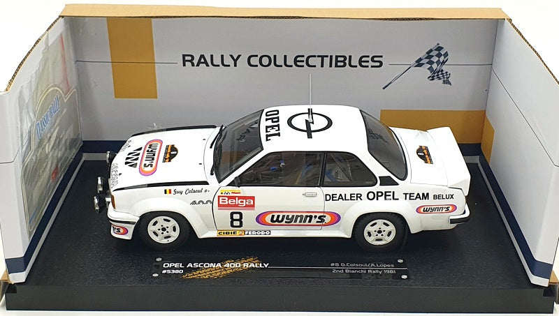 Sun Star 1/18 Scale 5380 - Opel Ascona 400 #8 Bianchi Rally 1981 G.Colsoul Belga