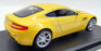 Hot Wheels 1/18 Scale Diecast G7158 - Aston Martin V8 Vantage - Met Yellow