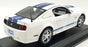 Shelby Collectibles 1/18 Scale 25321S - 2011 Ford Shelby GT350 - White/Blue