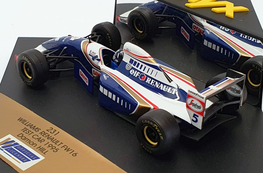 Onyx 1/43 Scale 231 - F1 Williams Renault FW16 Test Car 1995 - D.Hill