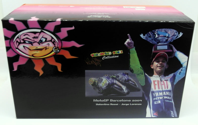 Minichamps 1/12 122 094699 Team Fiat Yamaha GP Barcelona 2009 Rossi / Lorenzo