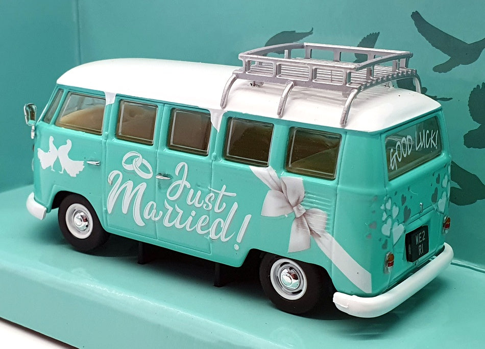 Corgi Appx 9cm Long Diecast CC02737 - VW Campervan - Just Married