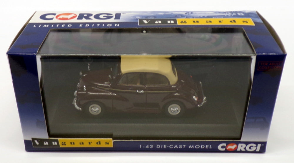 Vanguards 1/43 Scale VA07105 - Morris Minor 1000 Convertible - Maroon