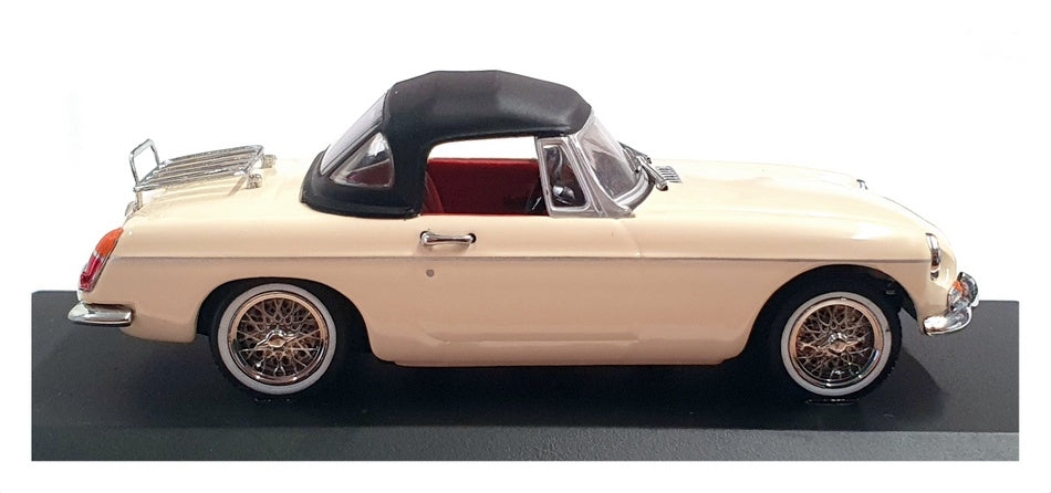 Minichamps 1/43 Scale 430 131040 - 1962-69 MGB Cabriolet Softop - Cream