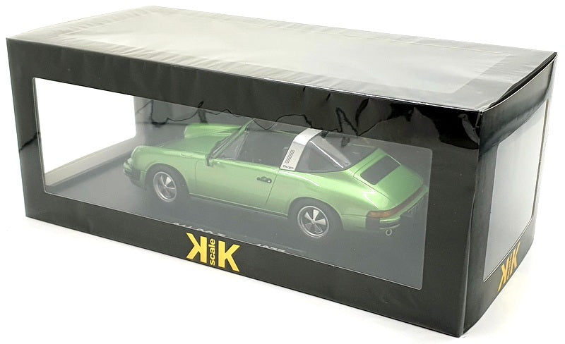 KK Scale 1/18 Scale Diecast KKDC180682 - Porsche 911 SC Targa 1977 - Green