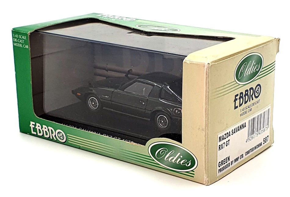 Ebbro 1/43 Scale Diecast 587 - 1978 Mazda RX7 GT - Green