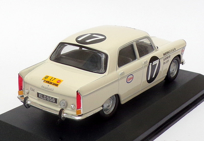 Altaya 1/43 Scale PE6817 - Peugeot 404 Safari Rally 1968 - #17 Nowicki/Cliff