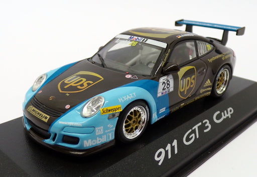 Minichamps 1/43 Scale WAP 020 122 18 - Porsche 911 GT3 Cup - #28 UPS