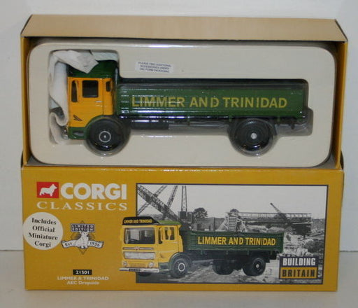 CORGI 1/50 21501 BUILDING BRITAIN - AEC DROPSIDE - LIMMER AND TRINIDAD