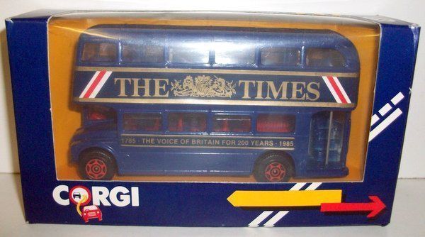 CORGI  -  TT LONDON BUS - THE TIMES