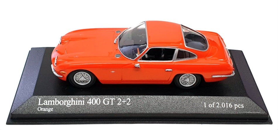 Minichamps 1/43 Scale 430 103302 - 1964 Lamborghini 400 GT 2+2 - Orange