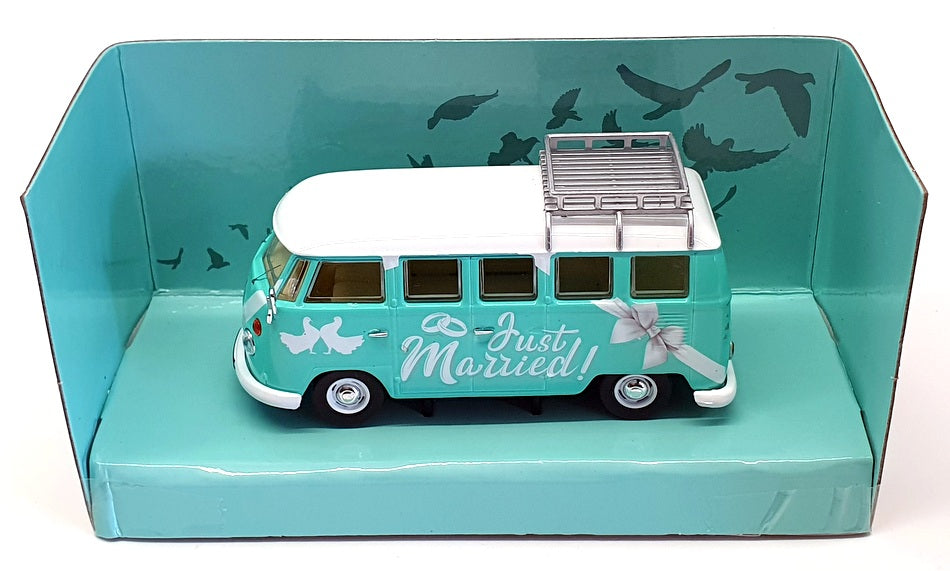 Corgi Appx 9cm Long Diecast CC02737 - VW Campervan - Just Married