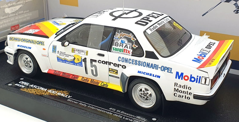 Sun Star 1/18 Scale 5376 - Opel Ascona 400 #15 M.Biason Rally Winner 1982