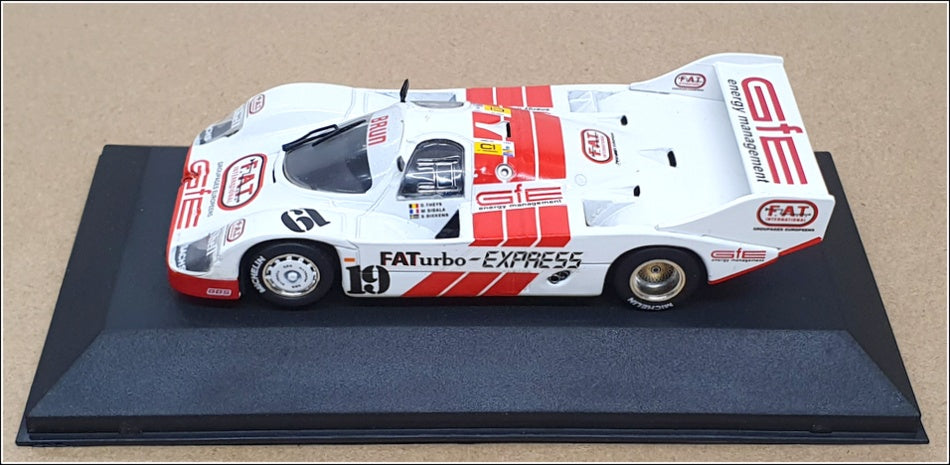 Quartzo 1/43 Scale Q3068 - Porsche 956 Short Tail "BRUN FATURBO" White/Red