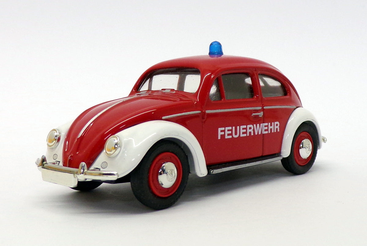 Vanguards 1/43 Scale VA12003 - VW Beetle - Feuerwehr German Fire Brigade