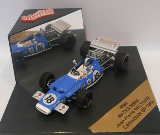 Quartzo 1/43 Scale - 4060 MATRA MS80 JEAB-PIERRE BELTOISE CANADIAN GP 1969