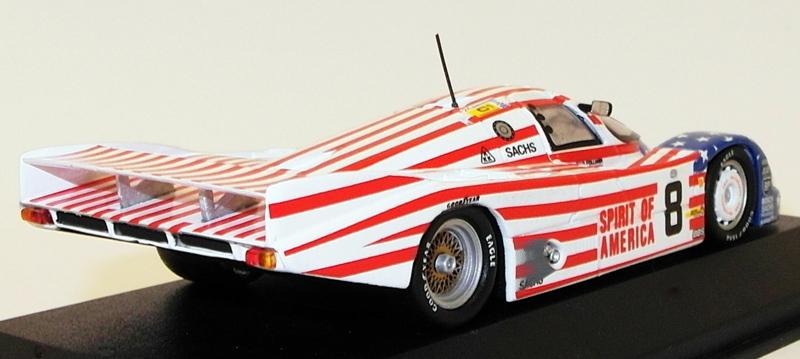 Minichamps 1/43 Scale Model Car 430 866508 - Porsche 956L 1986 Stars & Stripes