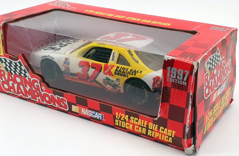 Racing Champions 1/24 Scale 09050 - 1997 Stock Car Ford #37 Nascar - Yellow