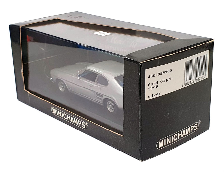 Minichamps 1/43 Scale Diecast 430 085500 - 1969 Ford Capri - Silver