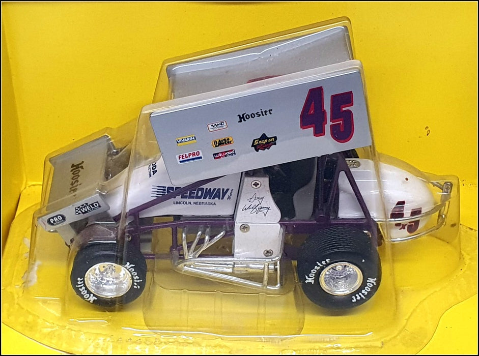 Racing Champions 1/24 Scale 09035 - Sprint Race Car No.45 Doug Wolfgang - White