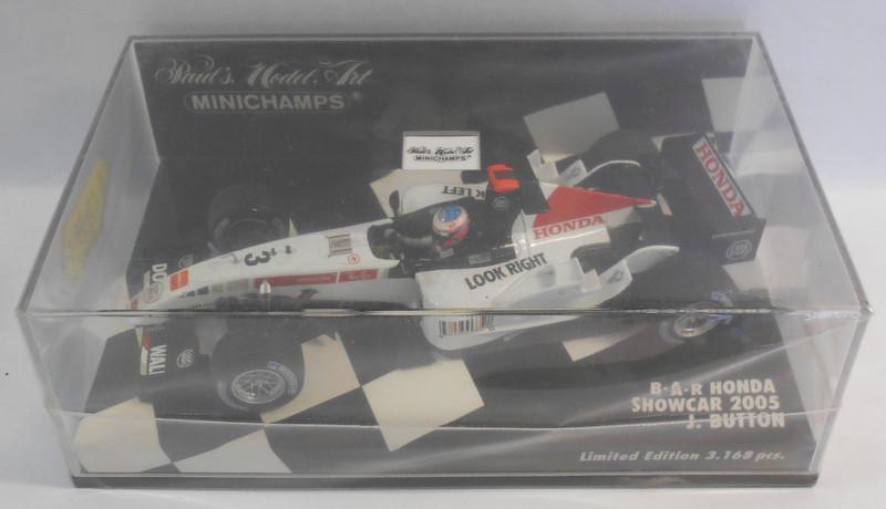 Minichamps F1 1/43 Scale - 400 050073 BAR HONDA J.BUTTON SHOW CAR